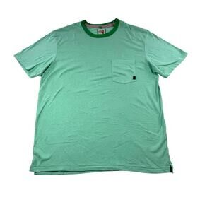 Relwen Ringer Pocket Tee XL Light Green T-Shirt Short Sleeve Casual Basic